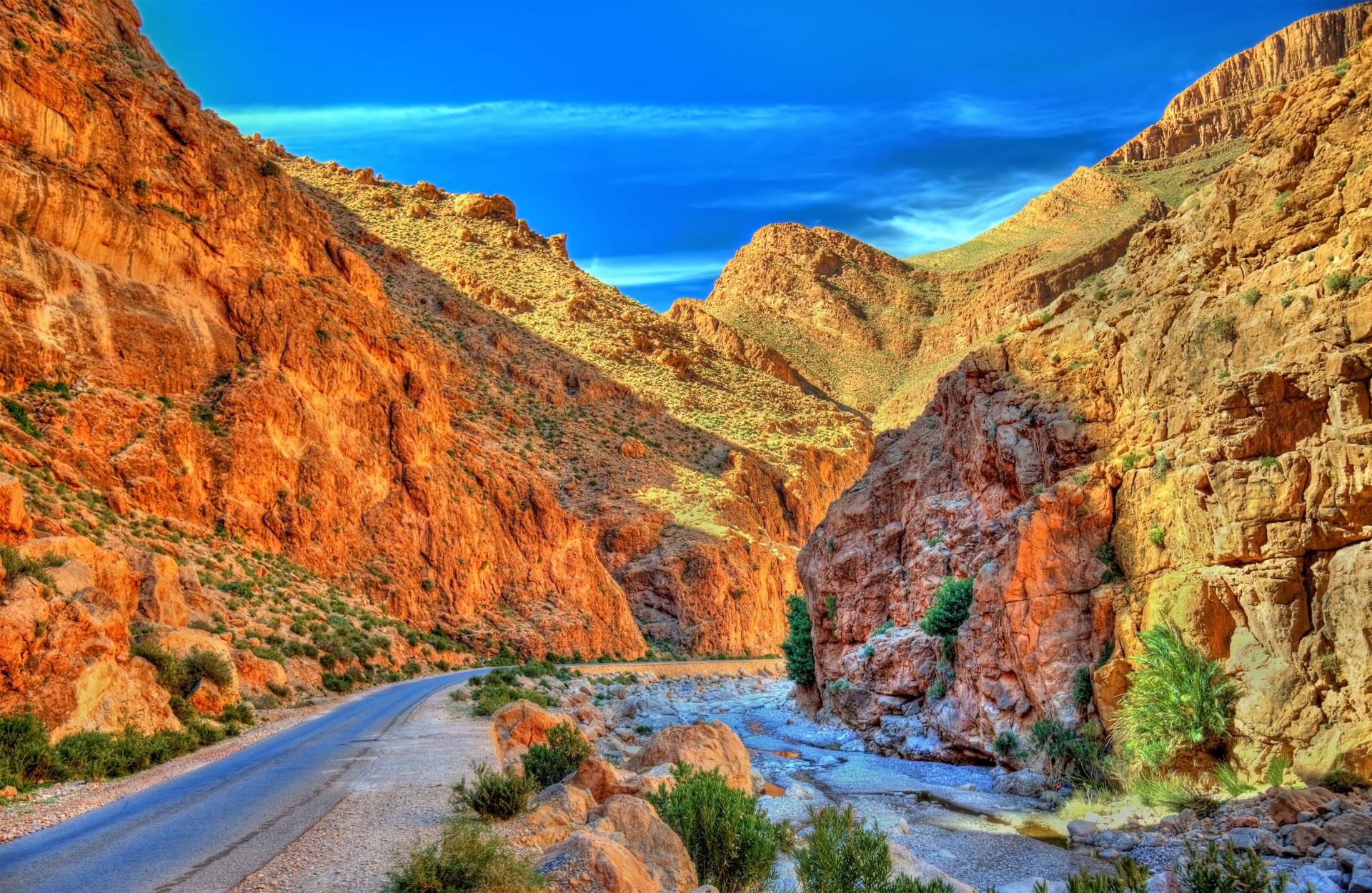Todgha Gorge is a spectacular canyon and  popular destination for hikers and nature enthusiasts 